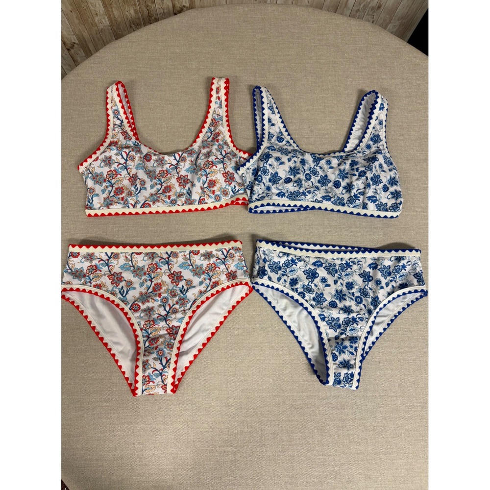 SHEIN Floral High Waist Bikini Set Lot of 2 Large
